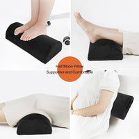 Half Moon Memory Foam Body Cushion - Ergonomic Body Support Cushion