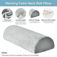 Half Moon Memory Foam Body Cushion - Ergonomic Body Support Cushion