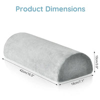 Half Moon Memory Foam Body Cushion - Ergonomic Body Support Cushion