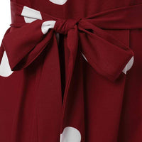 Modest Fashionable Polka Dot Dress