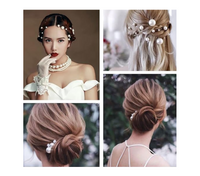 Grandeur Container of Pearl Hair Pins