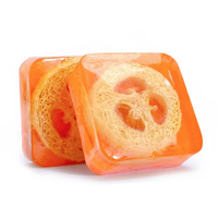 Organic Loofah Soap (Rose , Lemon & Kojic Acid Loofah Soap) - Brightening Soaps
