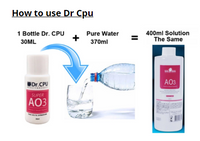 How to use Dr CPU Concentrate Solution