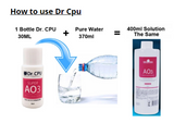How to use Dr CPU Concentrate Solution