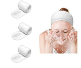 Adjustable Spa Facial Head Wrap (Pack of 3) - Spa headband