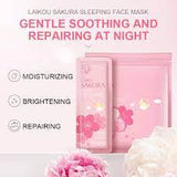 Laikou Sakura Overnight Sleeping Serums/Masks (3g Sachet)
