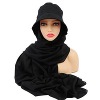 Bucket Hat with Attached Hijab