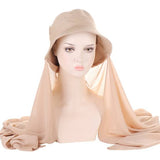 Bucket Hat with Attached Hijab