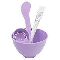 Facial Mask Mixing Bowl Set (Bowl with measuring spoons, mixing spatula and brush)
